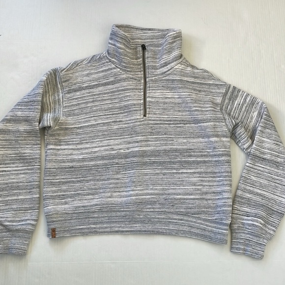 Tentree Women’s 1/4 Zip Fleece Quarter Zip Sweatshirt Medium - Picture 13 of 14